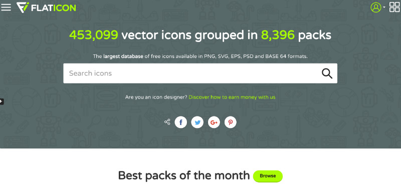 icones flat design gratuites