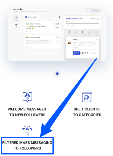 Bulk messaging service from a mass messenger tool