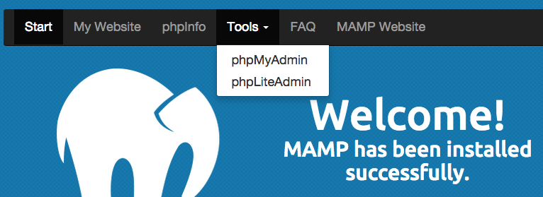 configurer phpmyadmin mamp