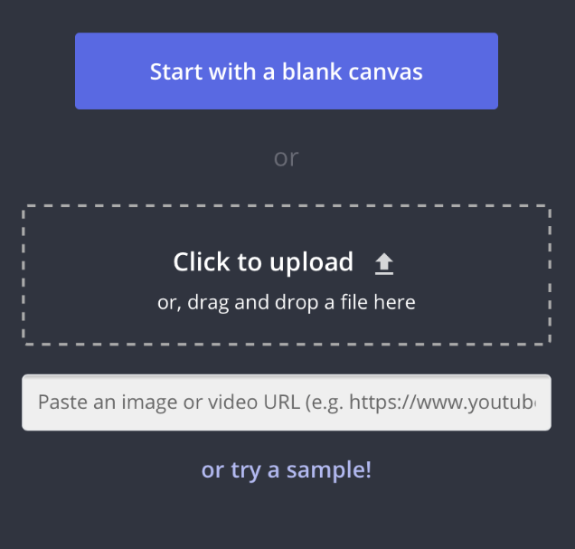 The upload button on a video editor to blur the TikTok watermark